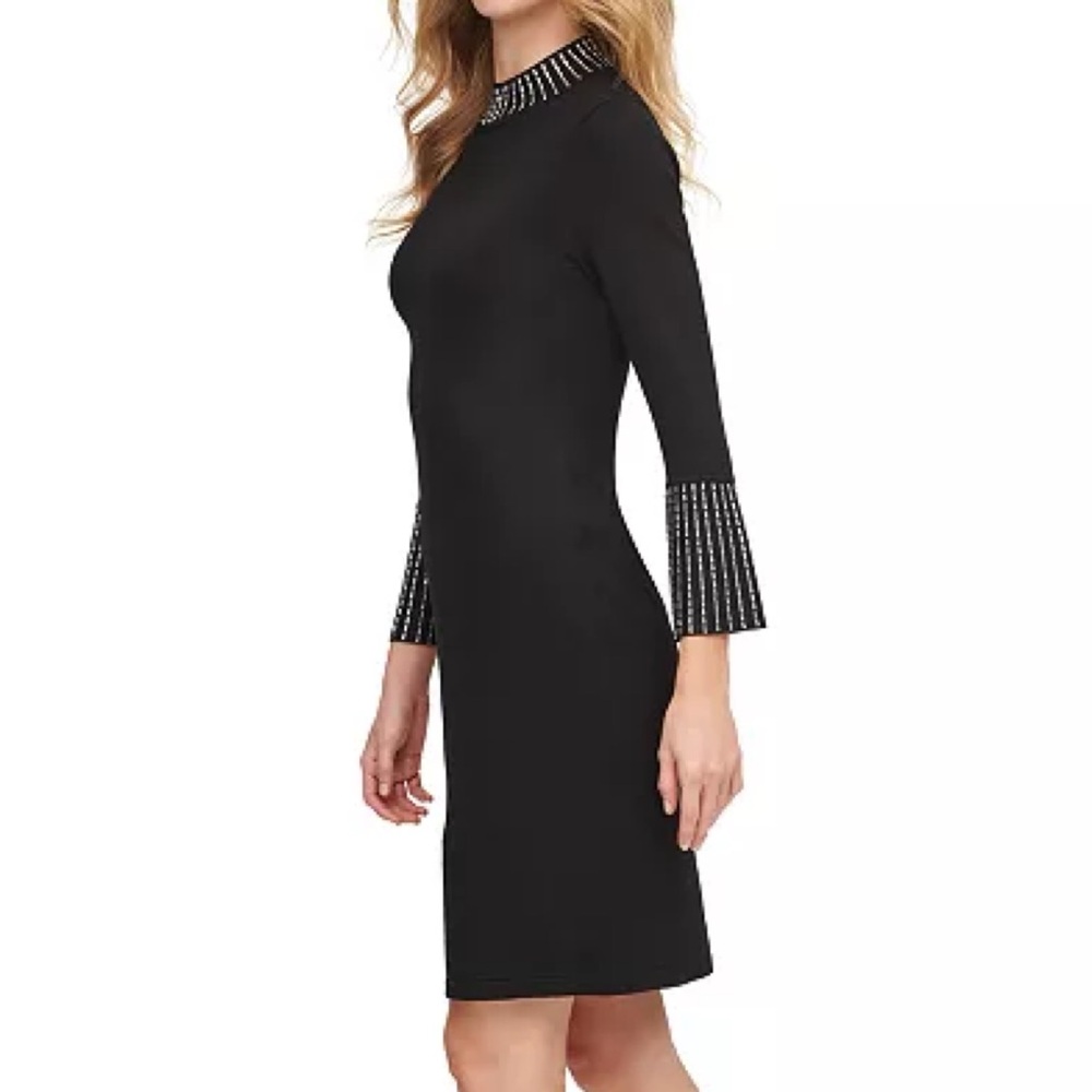 NEW! Calvin Klein Bling Trim Dress